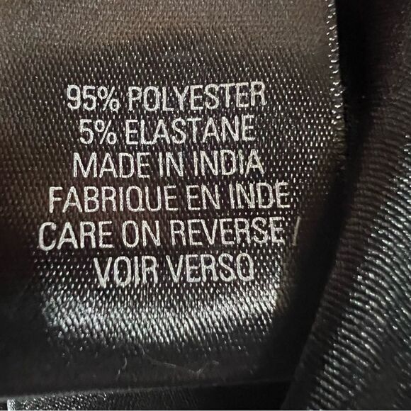 Tahari Sequined Mini Shift Dress Womens Large Black 3/4 Sleeve Scoop Neck - Picture 4 of 6